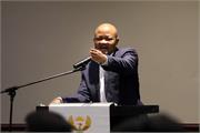 Minister Senzo Mchunu speaks on the purpose of the meeting 04